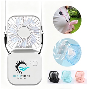 Rechargeable Hanging Neck Personal Cooling Fan